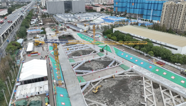 迪时策略 城事｜高铁上海宝山站：东咽喉区已进入基坑开挖阶段